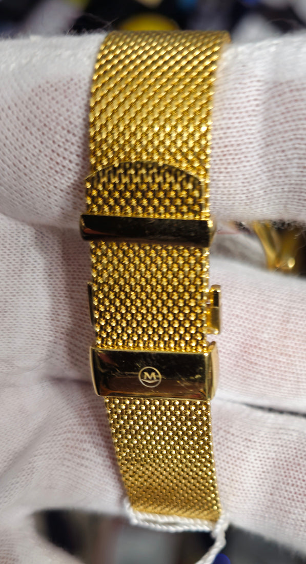 MOVADO Museum Ladies Watch MOP Dial Gold Hands, Case & Bracelet 0607351