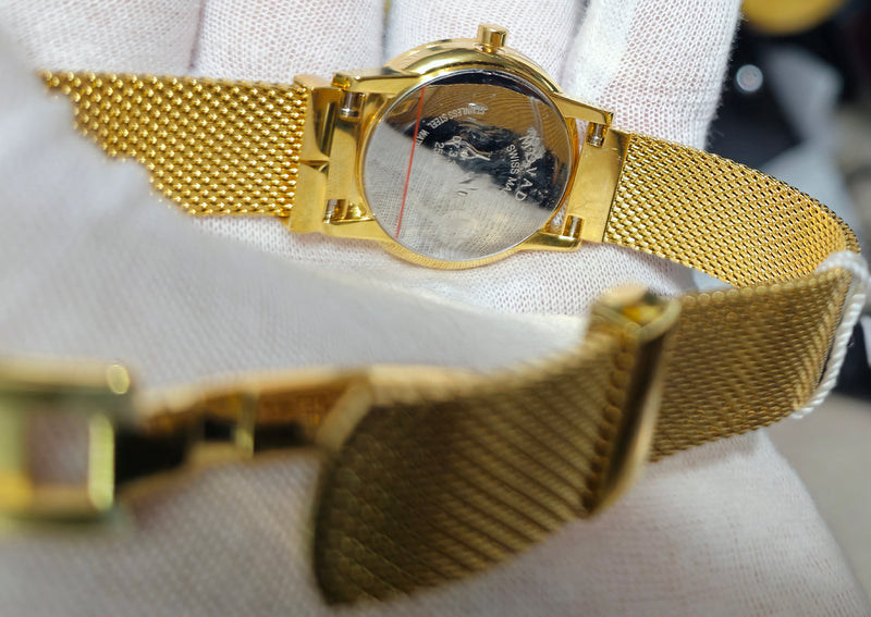 MOVADO Museum Ladies Watch MOP Dial Gold Hands, Case & Bracelet 0607351