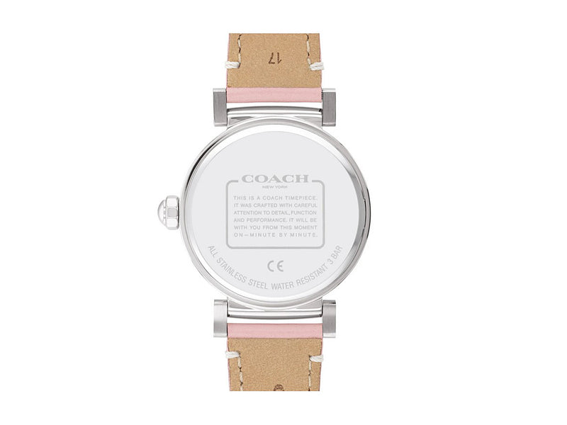 COACH Ladies Madision Quartz Watch Silver/White Dial w/60 Crystal Gem Stones 14503550