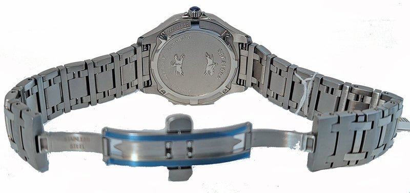 Concord Swiss Luxury Watch Saratoga Blue Textured Dial Ladies Quartz Watch 0320393