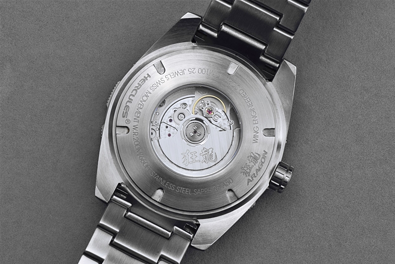 ARAGON Tungsten Bezel Automatic Watch Sapphire Crystal Swiss Movement 43mm A504WHT
