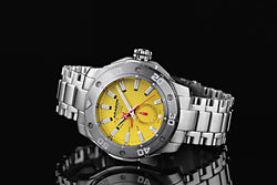 ARAGON Superjet DiveMaster 50mm Yellow Dial NE57 AUTOMATIC SS Watch A343YEL