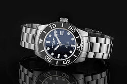ARAGON Watch Swiss Automatic DiveMaster Sapphire Crystal & Bezel Black Dial 42mm